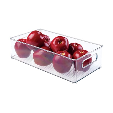Interdesign iDesign Clear Storage Bin 4 in. H X 8 in. W X 14.5 in. D Stackable 70530